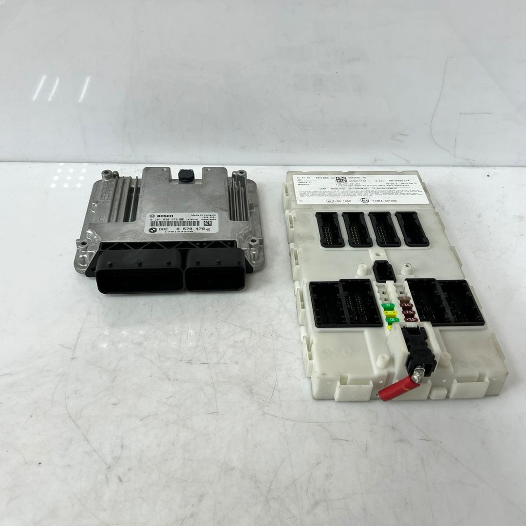 BMW F30 320d ECU Lockset Kit DME FEM  N47N 2014 Manual 8579478 OEM