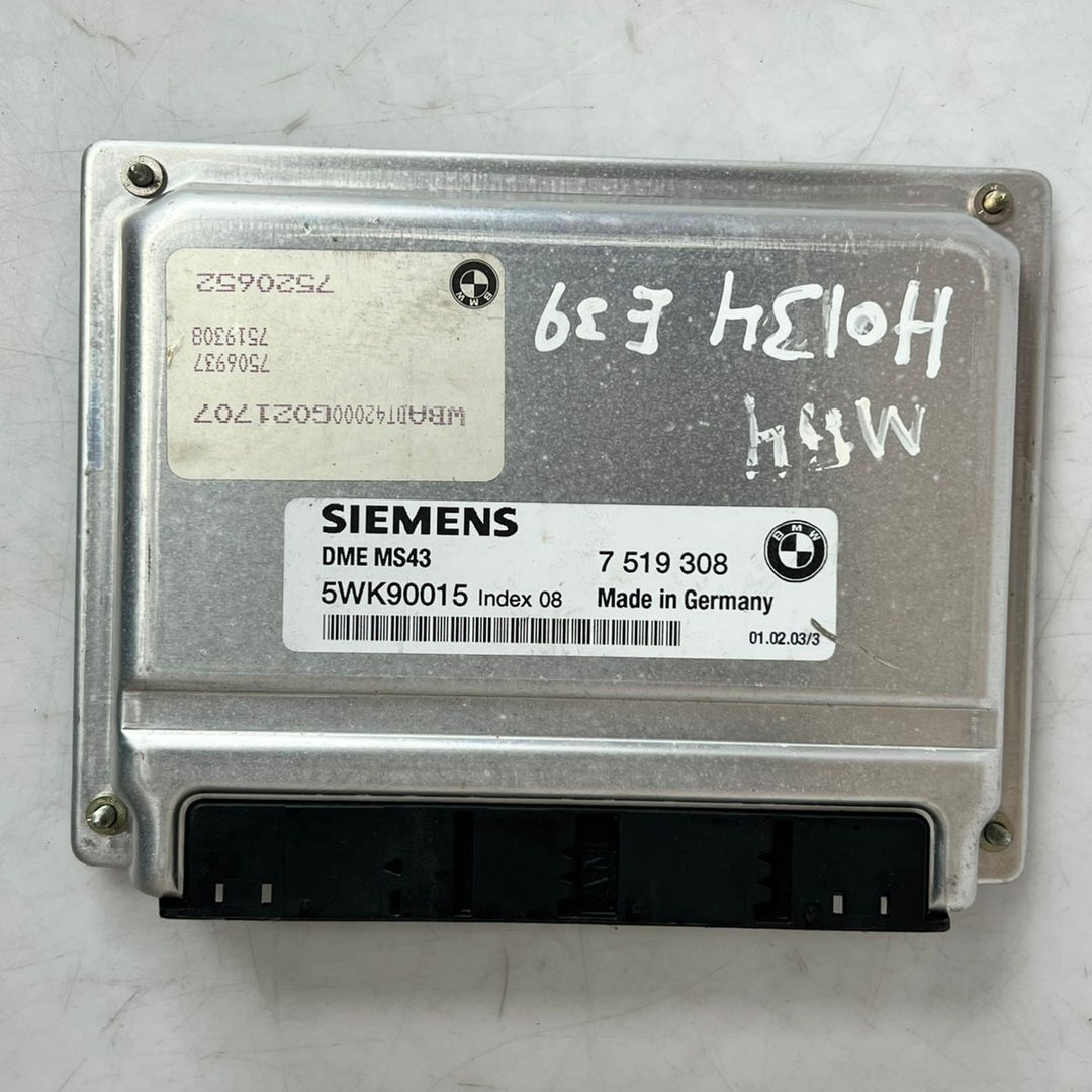 BMW E39 525i M54 ECU MS43 Engine Control Unit Kit 7519308 OEM 2004 Complete Set