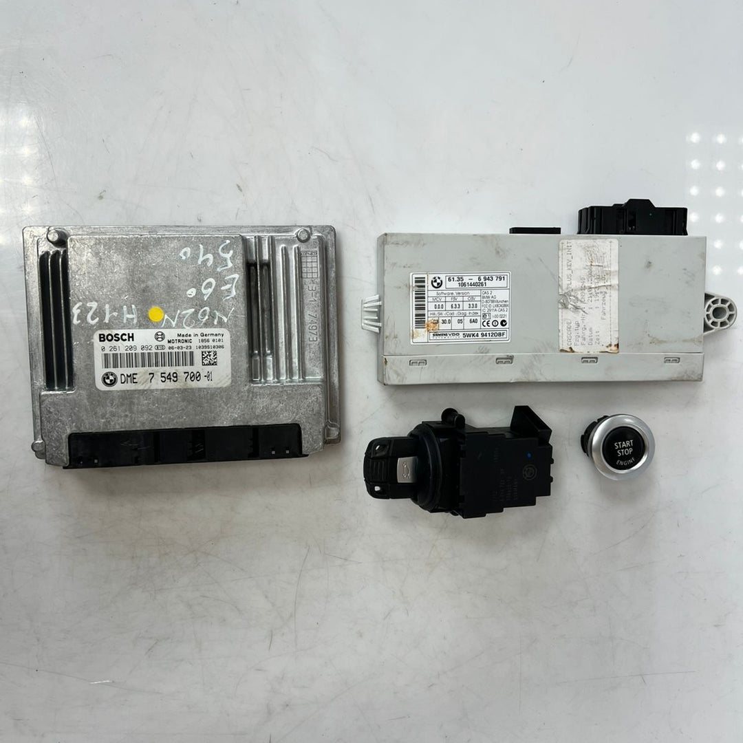 BMW E63 650i N62 ECU DME Engine Control Unit Kit 7549700 OEM 2005 Complete Set