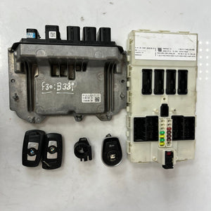 BMW F30 Basic Control Unit ECU Kit + FEM + 2 Keys (8486839) – OEM