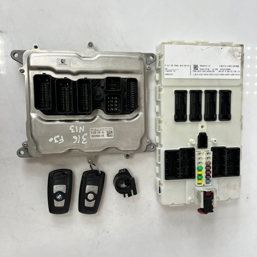 BMW F20 F30 116i 316i N13 ECU Kit DME + FEM + 2 Keys (8638198) – OEM Automatic