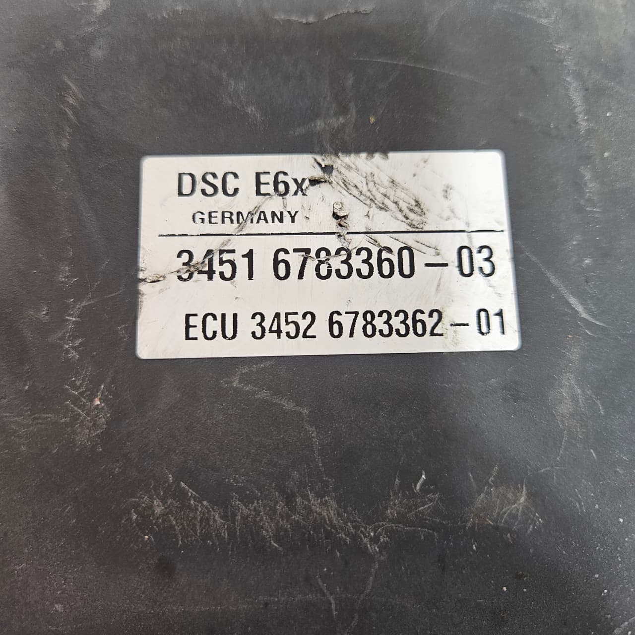 2008-2010 BMW 5 Series E60 535i 520d ABS Pump Control Module 6783360 USED