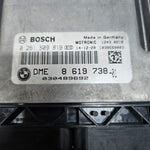 Load image into Gallery viewer, 2010 BMW E87 E88 E90 E93 X1 N46 Engine Control Module Key Set 8619738 USED
