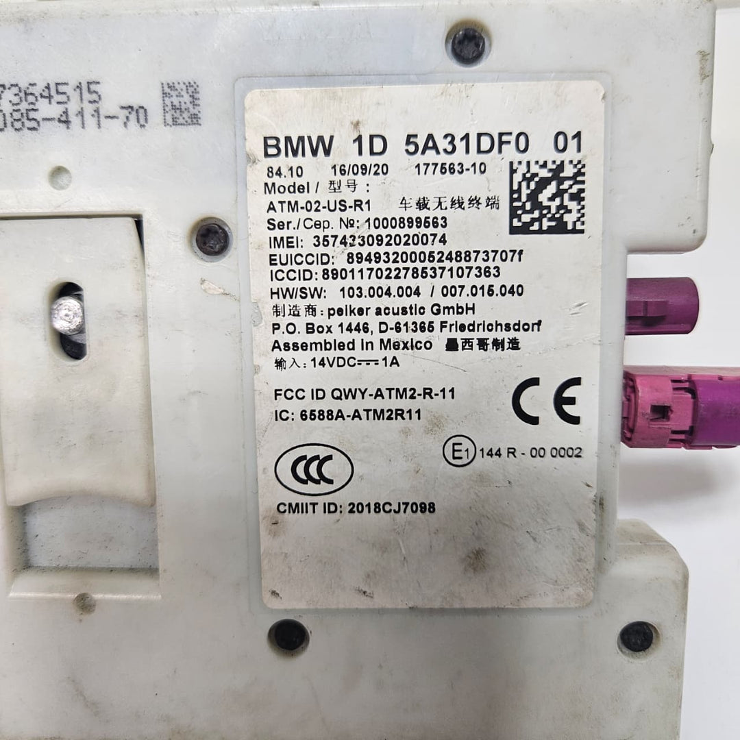 2020-2024 BMW X3M F97 M340i Telematics Control Module 5A31DF0 USED