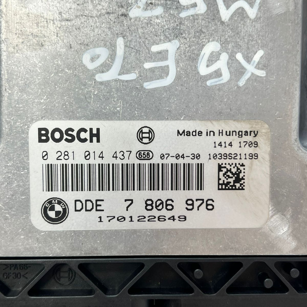 2008 BMW X5 E70 M57 Diesel Engine ECU Kit & Block Set 173KW (7806976) – OEM