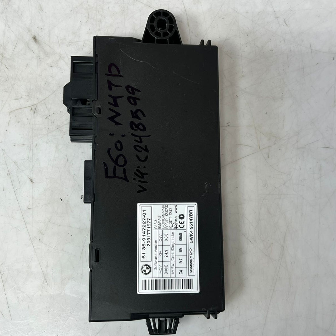 BMW E60 E61 520d N47 ECU DDE CAS3 Engine Control Unit Kit + Key 8506199 OEM LCI Set