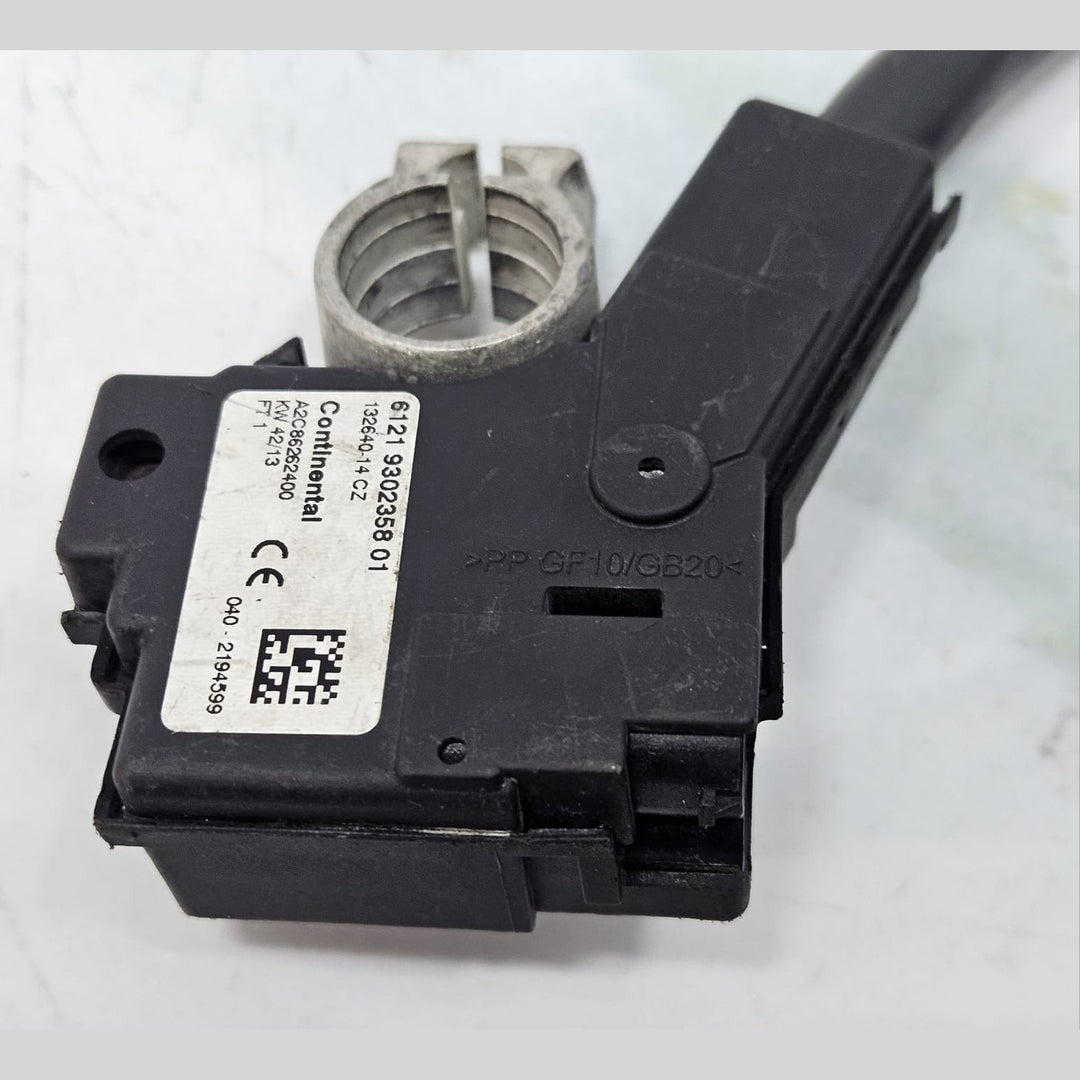 BMW 5, 6, 7 Series, X3, X4 Negative Battery Cable With Sensor 9302358 OEM USED