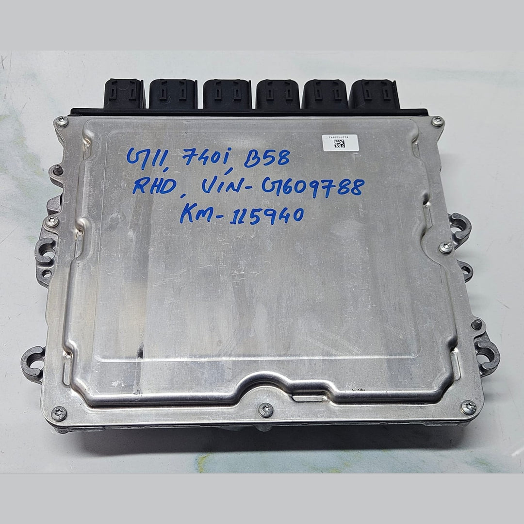 2014-2019 BMW G11 740i B58 RHD Engine Control Module Unit DME ECU Set 8672006 OEM Used