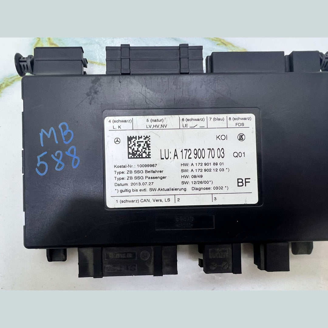 Mercedes W172 W212 SLK Front Left And Right Side Seat Control Module A172 9006903 OEM A172 9007003 OEM