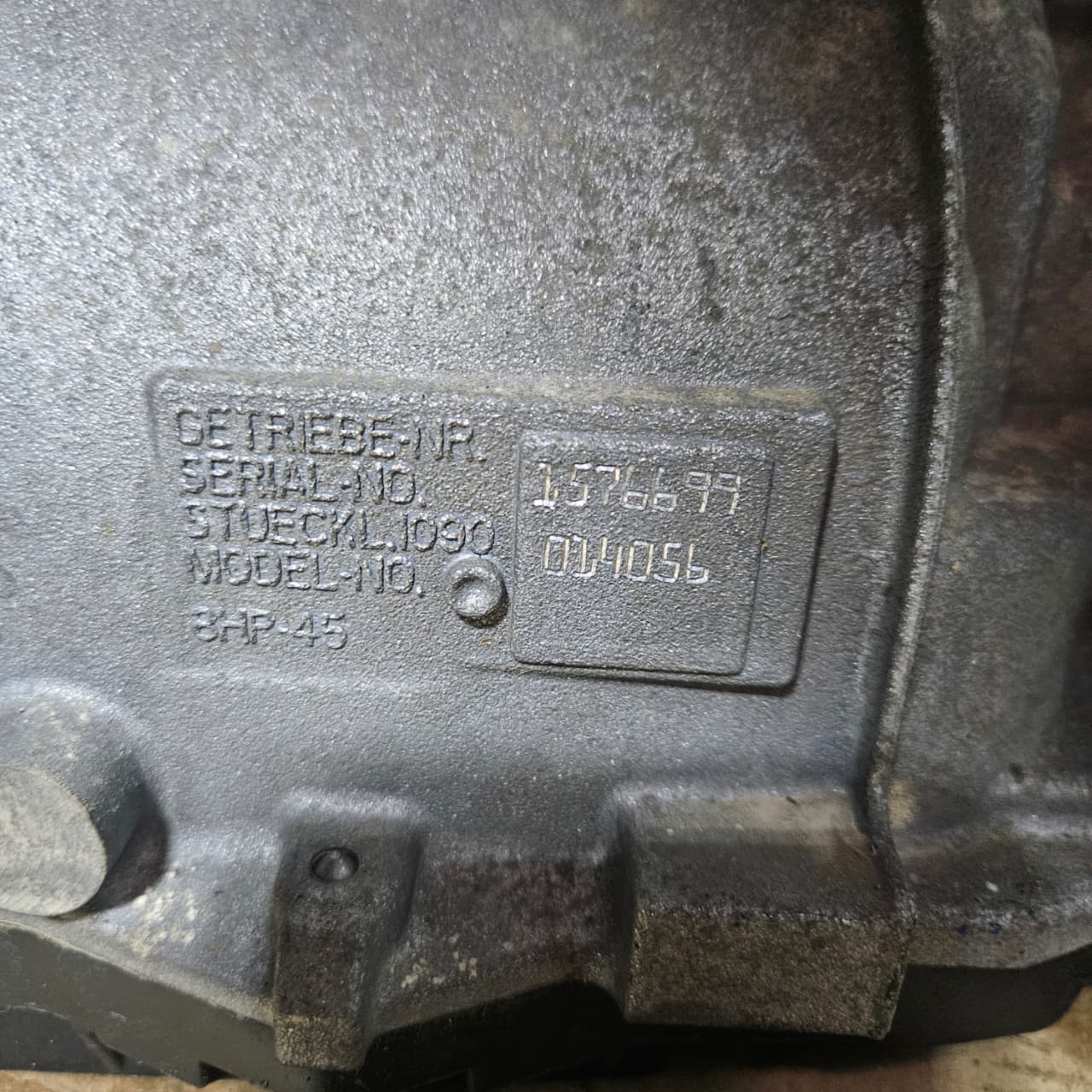 BMW 2015 640I F06 N55 Automatic Transmission 8HP-45 7643184