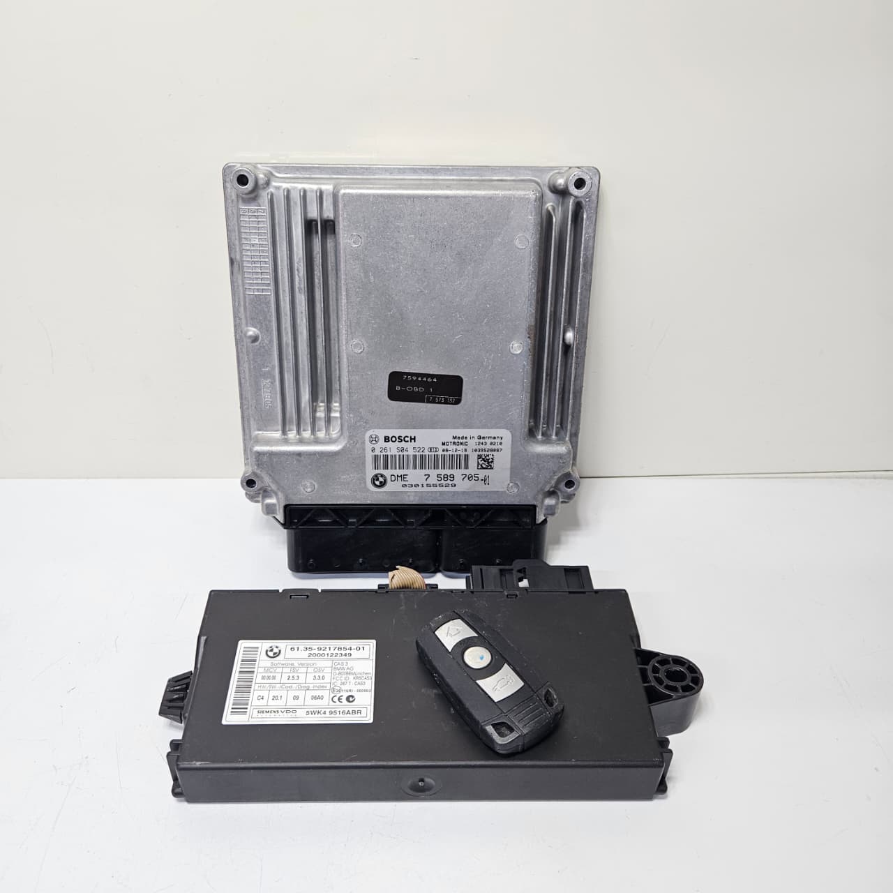 BMW Engine Control Unit DME ECU SET E90  E60 118i 120i 318i N46N engine 7589705