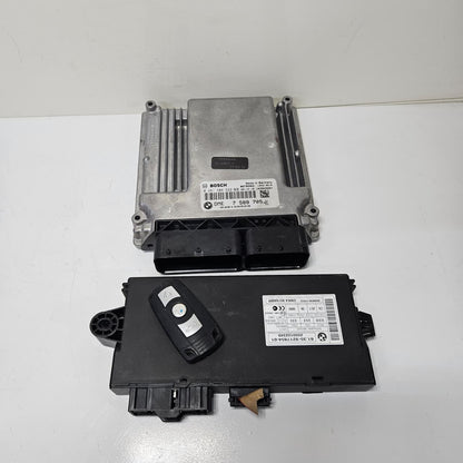 BMW Engine Control Unit DME ECU SET E90  E60 118i 120i 318i N46N engine 7589705