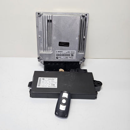 BMW Engine Control Unit DME ECU SET E90  E60 118i 120i 318i N46N engine 7589705
