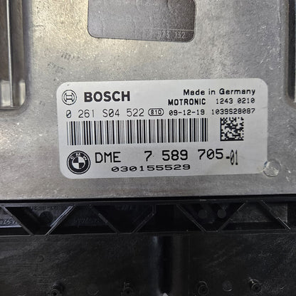 BMW Engine Control Unit DME ECU SET E90  E60 118i 120i 318i N46N engine 7589705