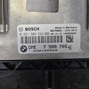 BMW Engine Control Unit DME ECU SET E90  E60 118i 120i 318i N46N engine 7589705