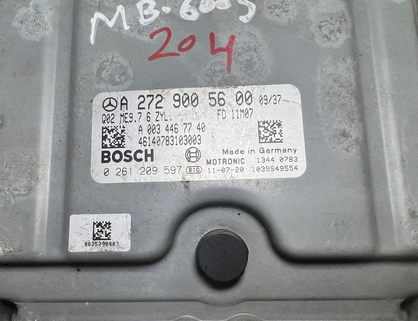 08-10 Mercedes W204 C-Class Engine Control Module Unit ECM ECU A272 9005600 OEM