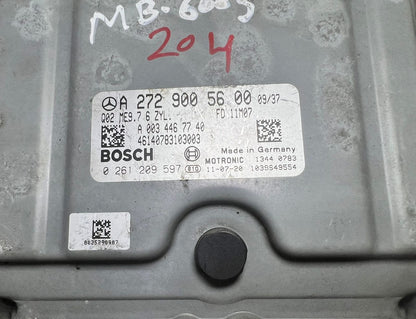 08-10 Mercedes W204 C-Class Engine Control Module Unit ECM ECU A272 9005600 OEM