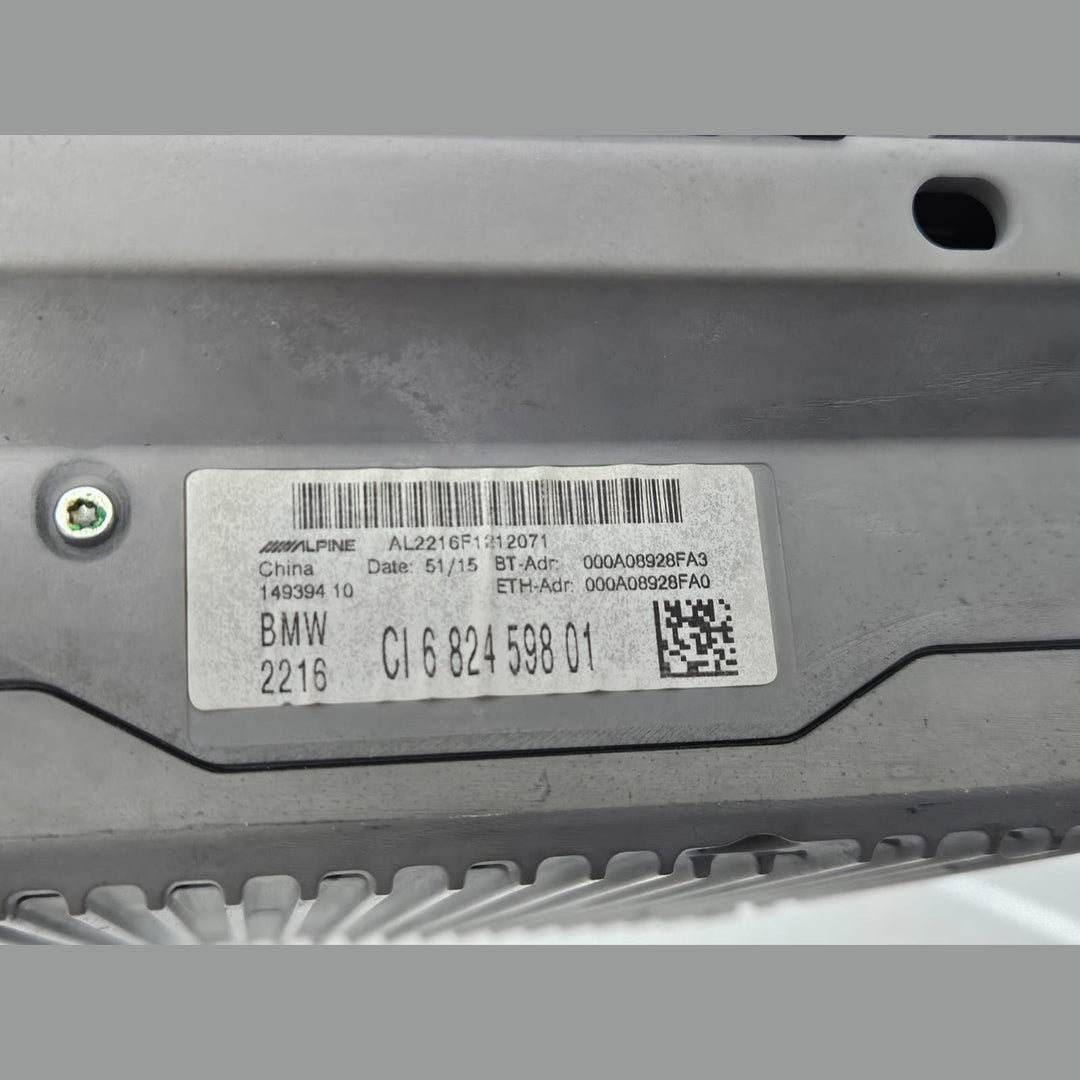BMW G30 G31 F48 G01 G11 G12 Audio CD Head Unit With Sat Nav 6824598 OEM