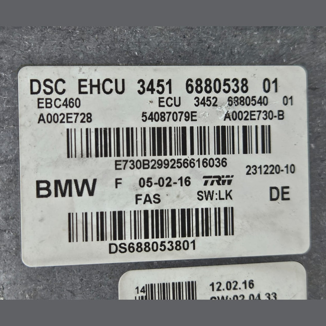 2016-2019 BMW G11 G12 7 Series, G30 5 Series, G01 X3 Abs Pump Module 6880538 OEM