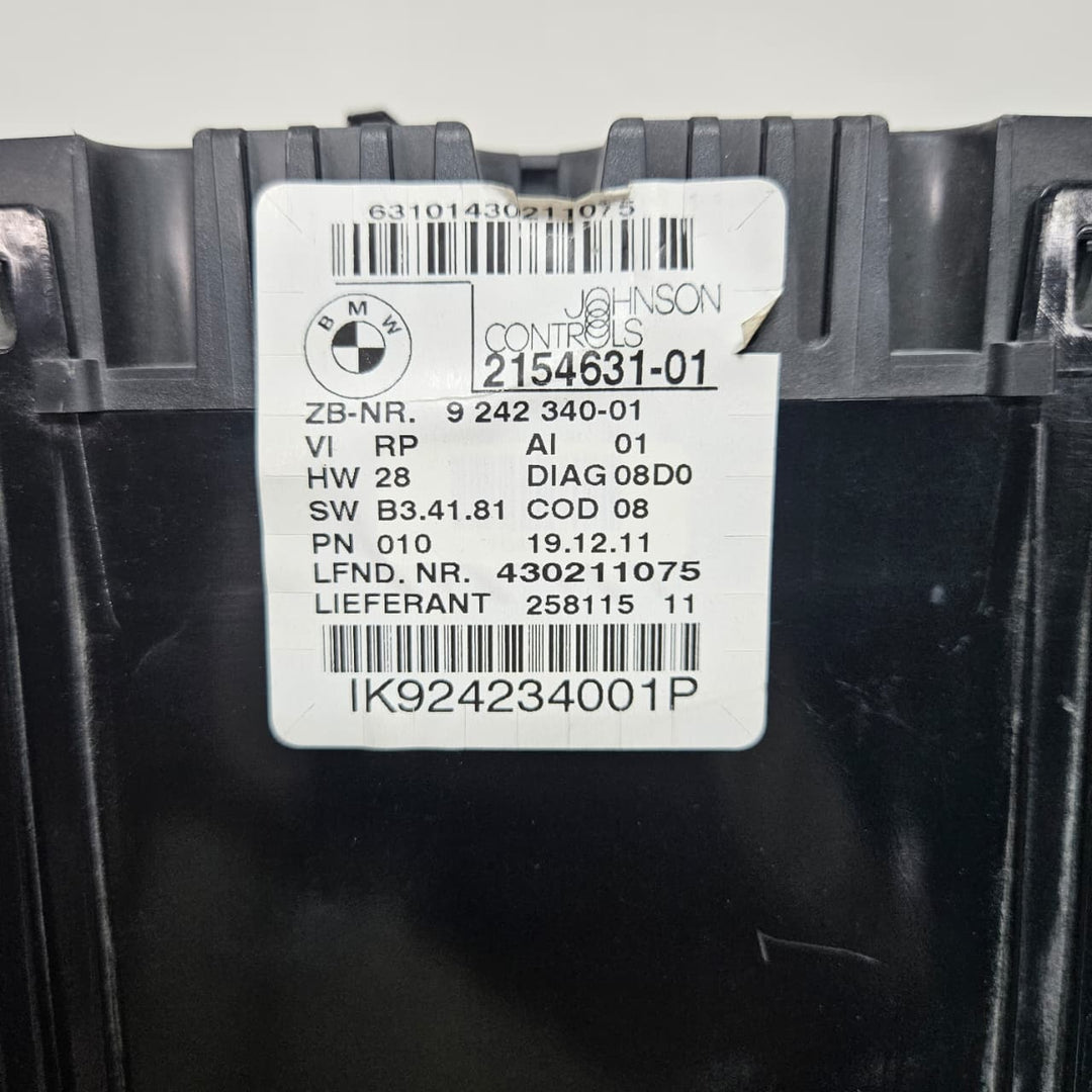 2011-2012 BMW X1 E84 Instrument Cluster 9242340