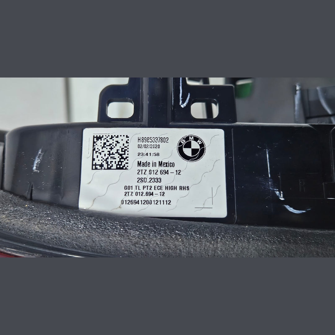 2018 BMW X3 G01 Rear Left Side Light Inner Led 8985337 OEM ECE USED