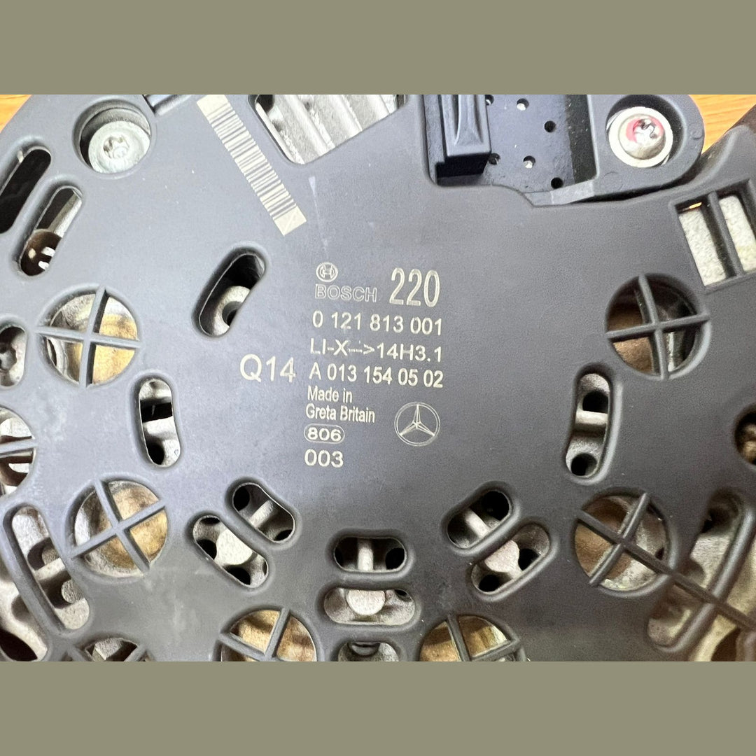 08-12 Mercedes W221 W212 W219 OM273 Alternator Generator A013 1540502 BOSCH 220 AM