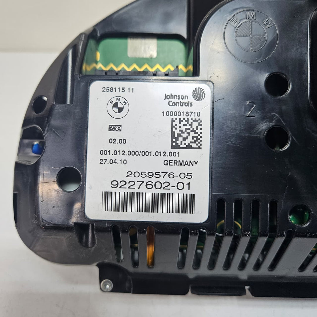 OEM BMW 5 Series F10 Instrument Cluster 9227602 2011-2013