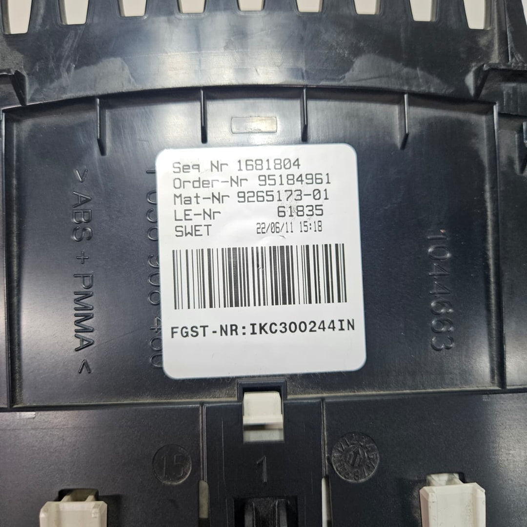 2011 BMW 5 Series F10 F11 X3 F25 X4 F26 Instrument Cluster Speedometer 9265173