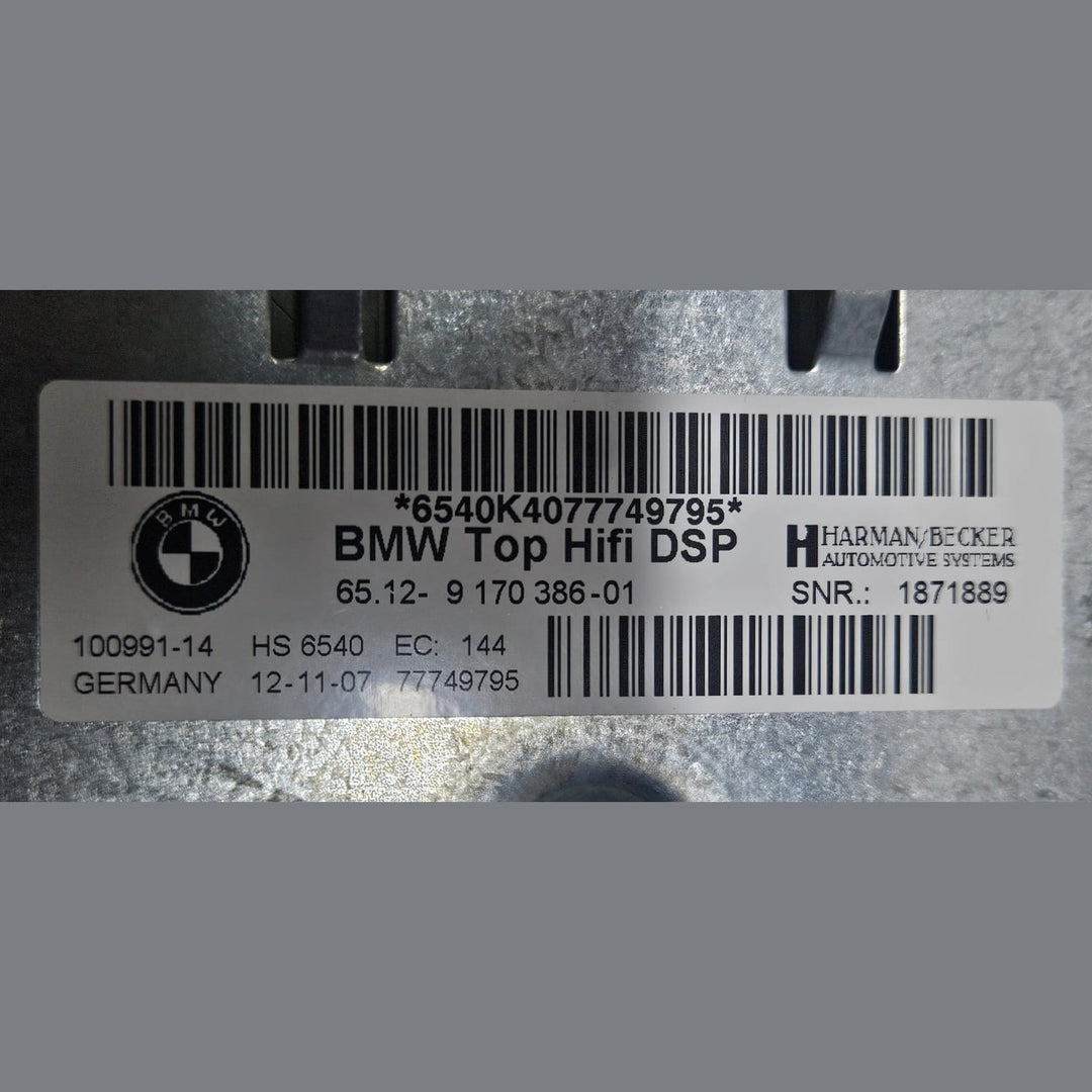 2008-10 BMW 128i E60 E87 E90 E92 E64 Top HIFI DSP Audio Amplifier 9170386 OEM used