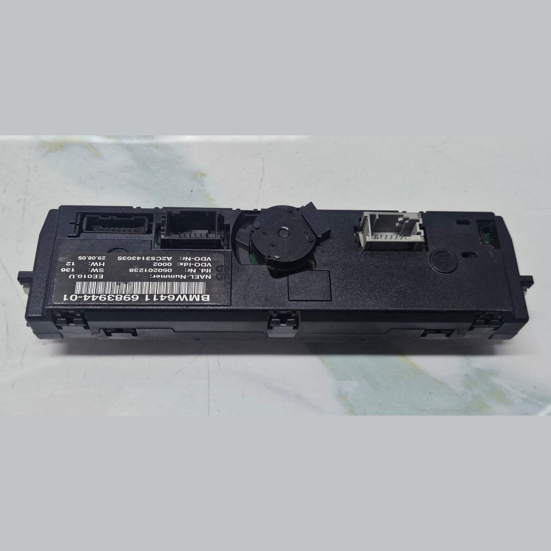 2006 BMW 330i 3 Series E90 Climate Control Panel 6983944 OEM USED