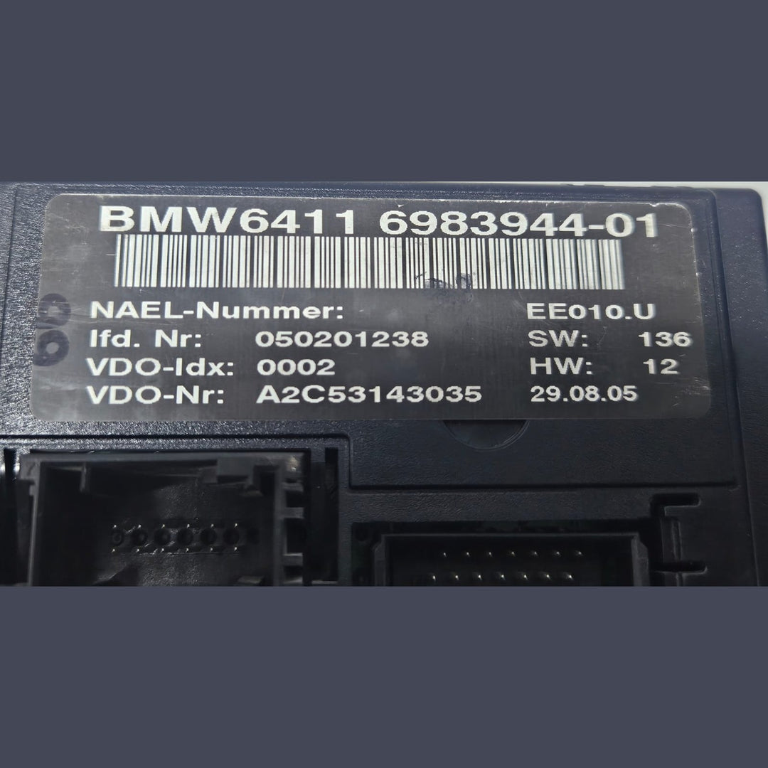 2006 BMW 330i 3 Series E90 Climate Control Panel 6983944 OEM USED