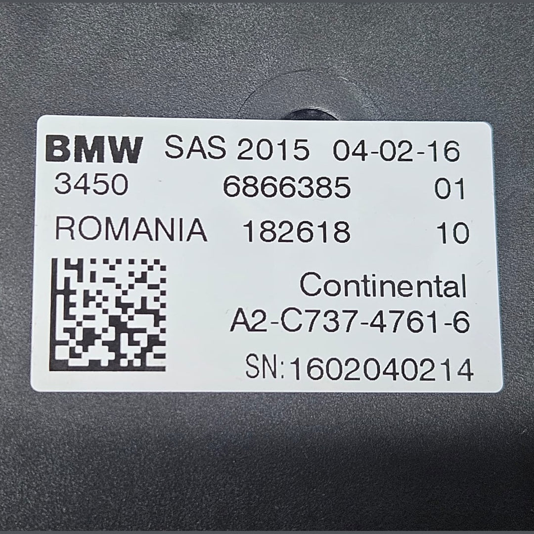 2016-2019 BMW 740i G11, G12, G30, G31, G32 SAS Control Module 6866385 OEM USED