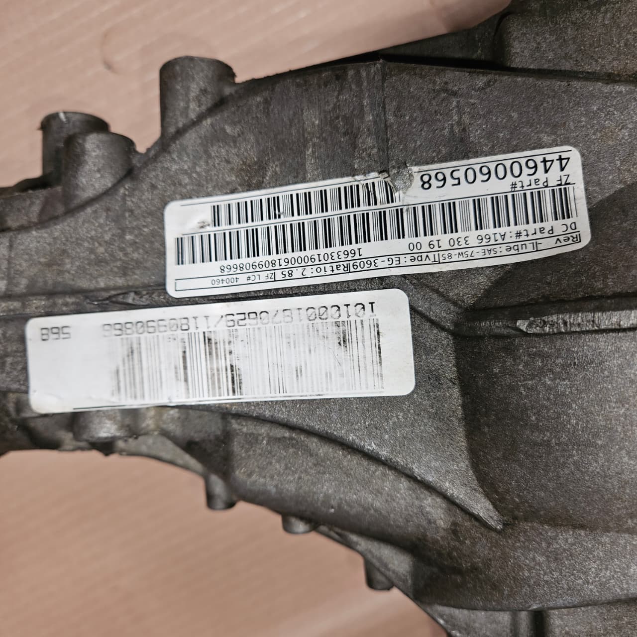 Mercedes-Benz Front Axle Differential A1663301900/ Ratio 2.85 W166 GLE