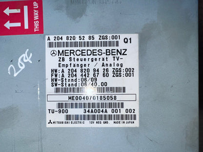 2010-2011 Mercedes-Benz C250 TV Tuner Module A2048205285 OEM