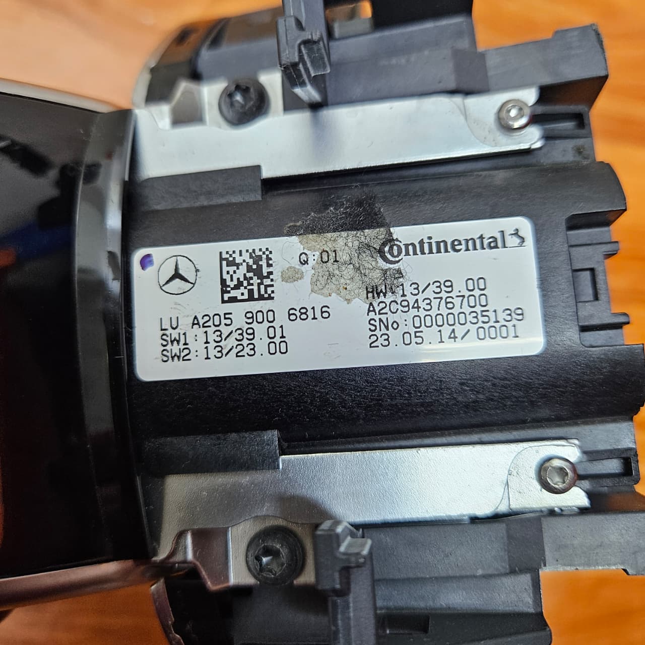 Mercedes Center Console Multi Function Switch Control A2059009014 C Class W205