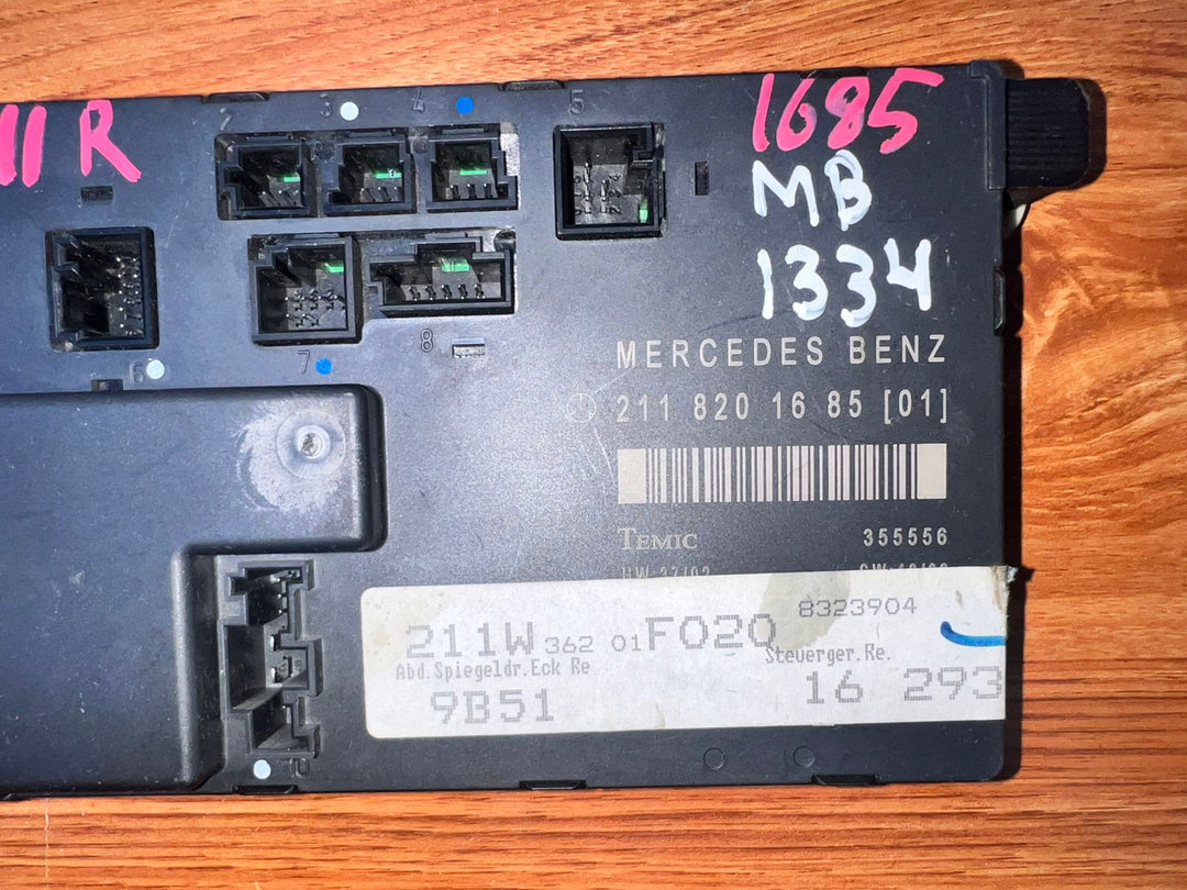 2003-2006 Mercedes-Benz E320 Front Right Door Control Module A2118201685 W211 E-Class OEM