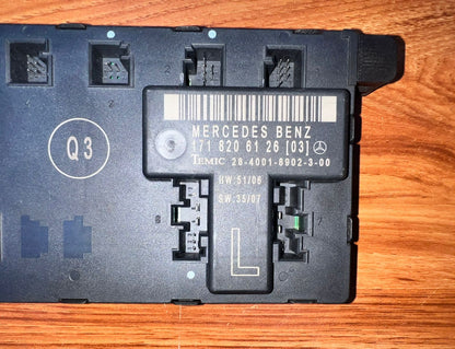 2009-2011 Mercedes-Benz SLK300 Front Left Door Control Module A1718206126 R171 SLK300 OEM