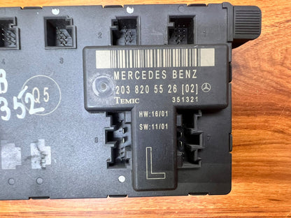 2003-2005 Mercedes-Benz C240 Front Left Door Control Module A2038205526 W203 C-Class OEM