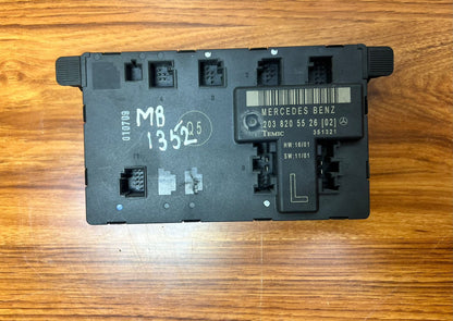 2003-2005 Mercedes-Benz C240 Front Left Door Control Module A2038205526 W203 C-Class OEM