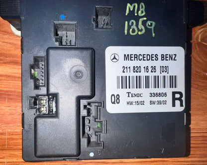 Mercedes-Benz E-Class W211 Rear Right Door Control Module A2118201626 OEM