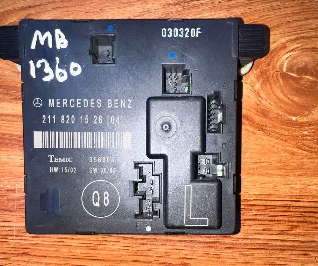 2003-2009 Mercedes-Benz E320 Rear Left Door Control Unit A2118201526 W211 E-Class OEM