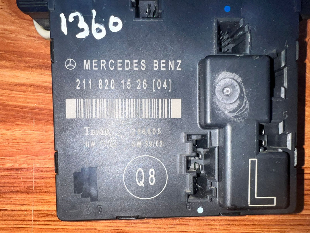 2003-2009 Mercedes-Benz E320 Rear Left Door Control Unit A2118201526 W211 E-Class OEM