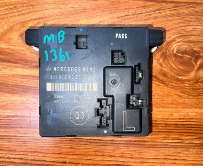 2007-2009 Mercedes-Benz E280 Rear Left Door Control Unit A2118704026 W211 E-Class OEM
