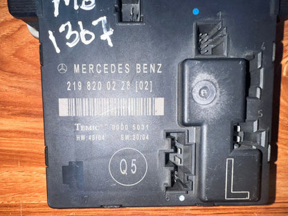 2006 Mercedes-Benz CLS500 Rear Left Door Control Unit A2198200226 W219 CLS-Class OEM