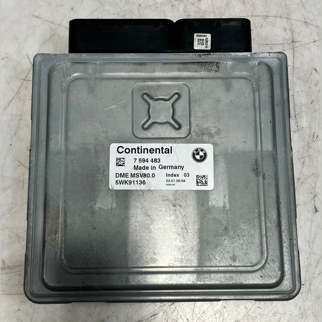 BMW MSV80.0 Engine Control Unit DME ECU (7594483 / 5WK91136) – OEM 328i 528i