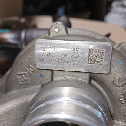 2014-2019 Mercedes-Benz C200 Turbocharger A2740904180 W205 C-Class OEM