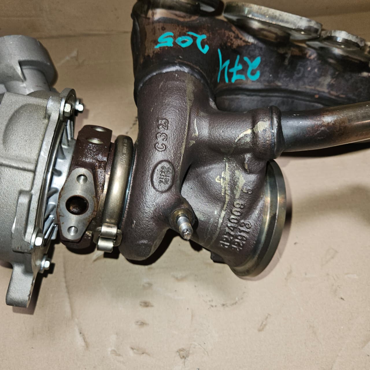 2014-2019 Mercedes-Benz C200 Turbocharger A2740904180 W205 C-Class OEM