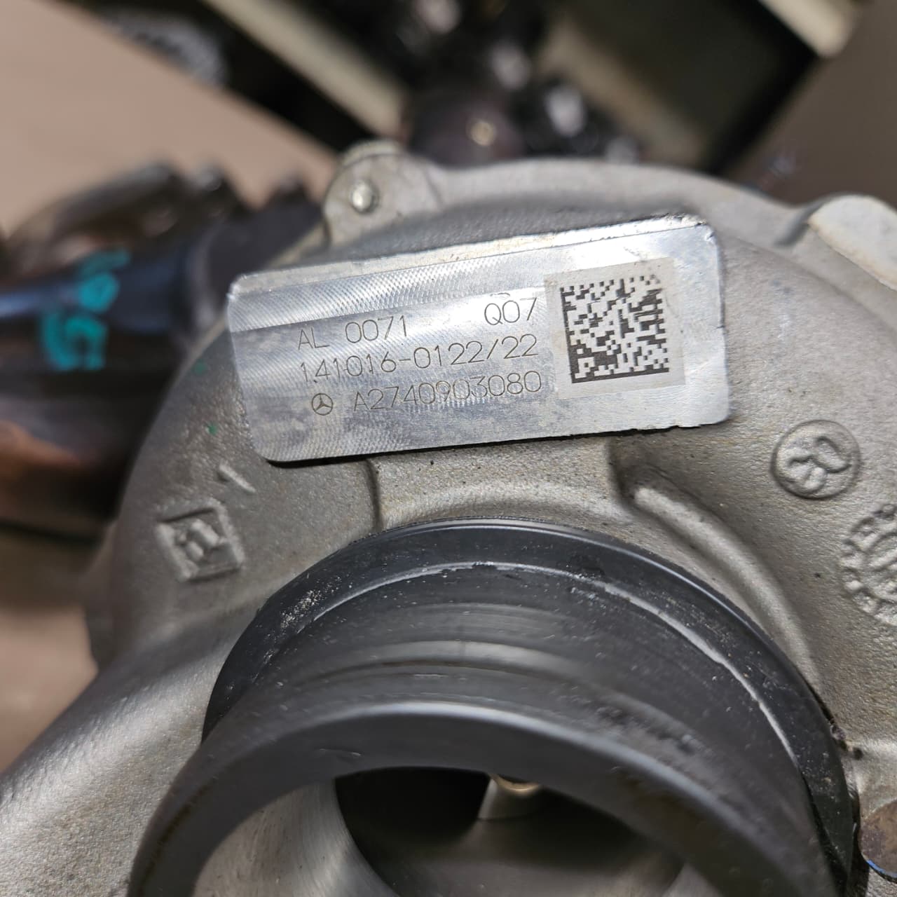 2016 Mercedes-Benz C200 Turbocharger A2740903080 W205 C-Class OEM