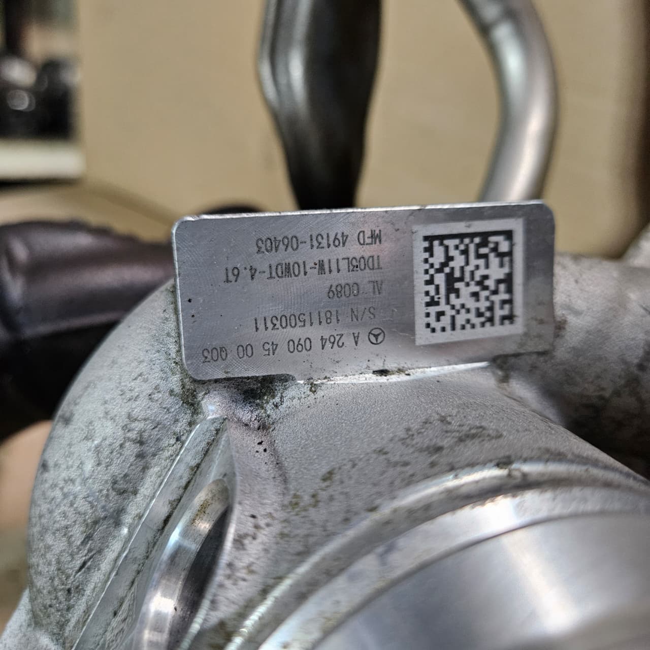 2015-2019 Mercedes-Benz Turbocharger A2640904500 C-Class W205 OEM