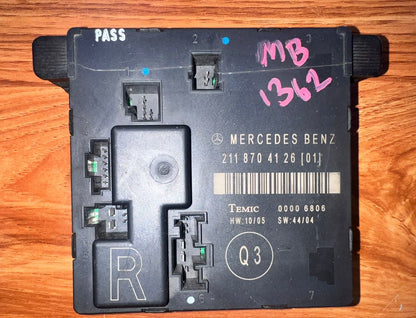 Mercedes-Benz E-Class W211 Rear Right Door Control Unit A2118704126 OEM